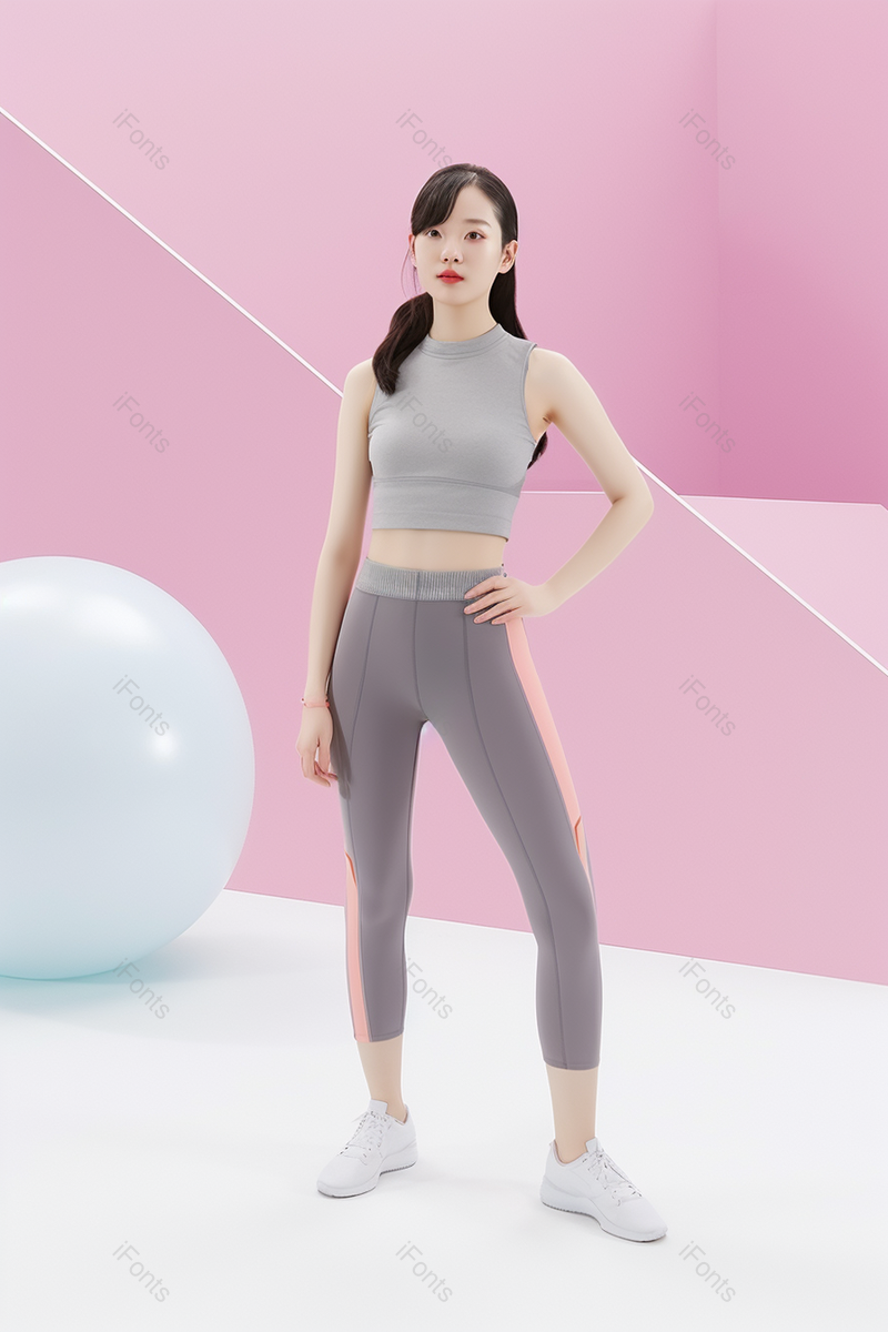 健身青年女性展示优美身材曲线摄影图,高清,摄影图,摄影图片,图片大全,摄影图免费下载